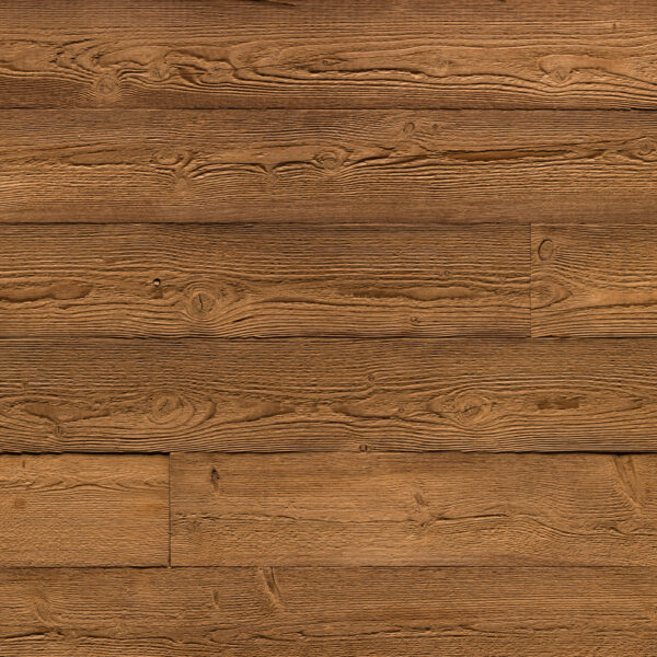 Raue Holzoberfläche mit rustikalem Alpin-Charakter. Die Dielen zeigen starke Maserung, Astlöcher und sichtbare Strukturen, die dem Holz ein markantes, naturbelassenes Erscheinungsbild verleihen. Ideal für alpinen Stil.